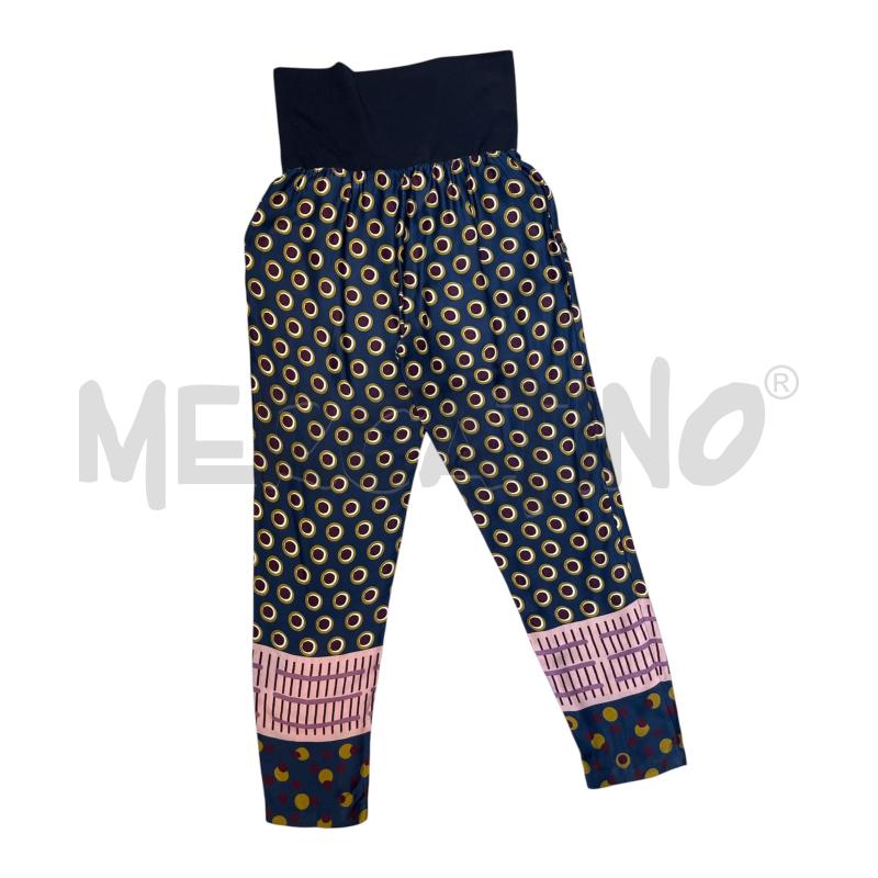 PANTALONE DONNA MANILA GRACE BLU POIS OCRA BORDEAUX | Mercatino dell'Usato Rivoli 2