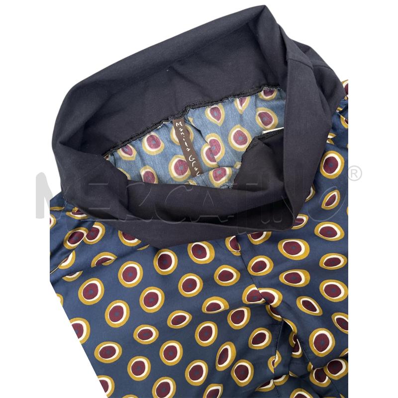 PANTALONE DONNA MANILA GRACE BLU POIS OCRA BORDEAUX | Mercatino dell'Usato Rivoli 3