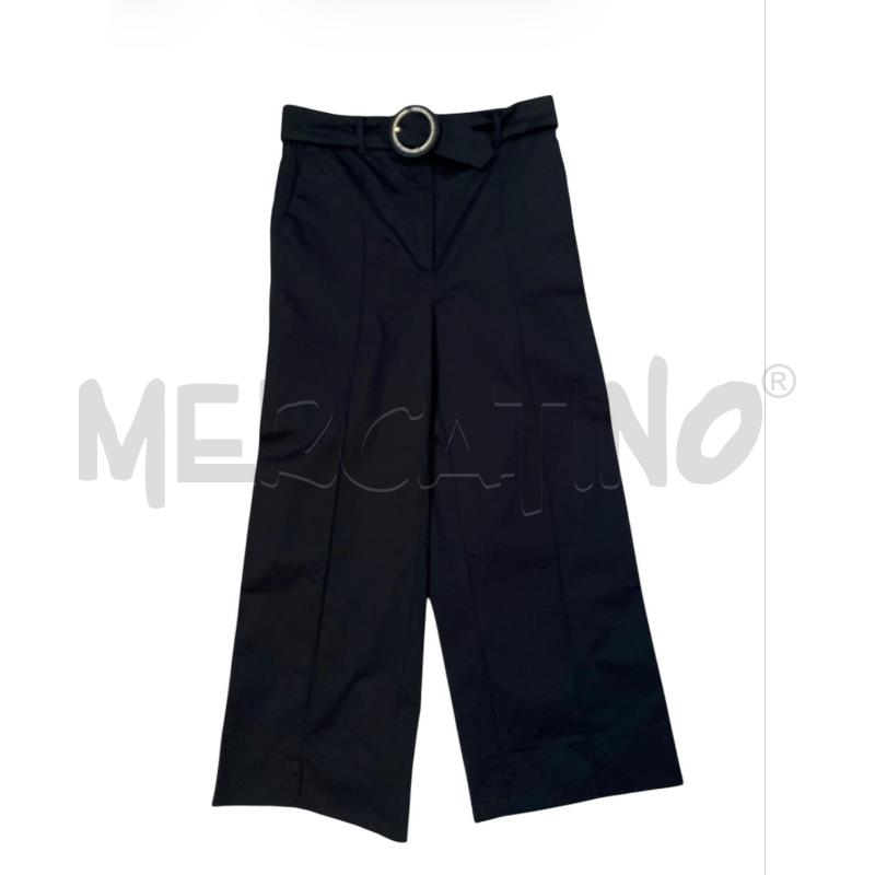 PANTALONE DONNA MARELLA NERO CLASSICO CINTURA  | Mercatino dell'Usato Rivoli 1