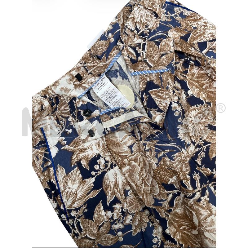 PANTALONE DONNA MAXMARA BLU FIORI BEIGE PALAZZO PLISS | Mercatino dell'Usato Rivoli 3
