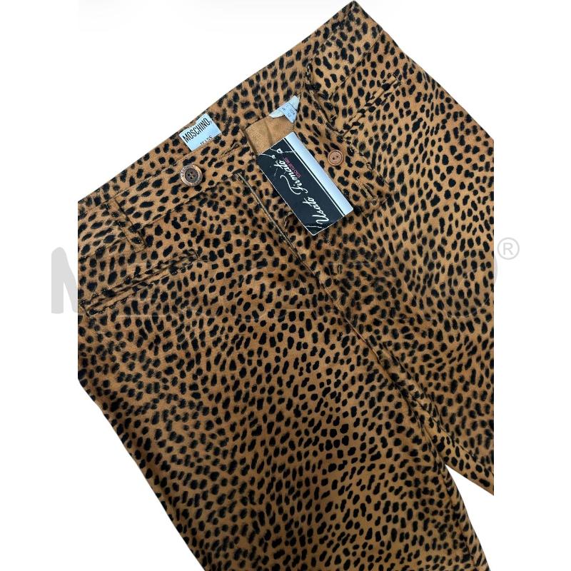 PANTALONE DONNA MOSCHINO JEANS ANIMALIER PELUCHE | Mercatino dell'Usato Rivoli 3