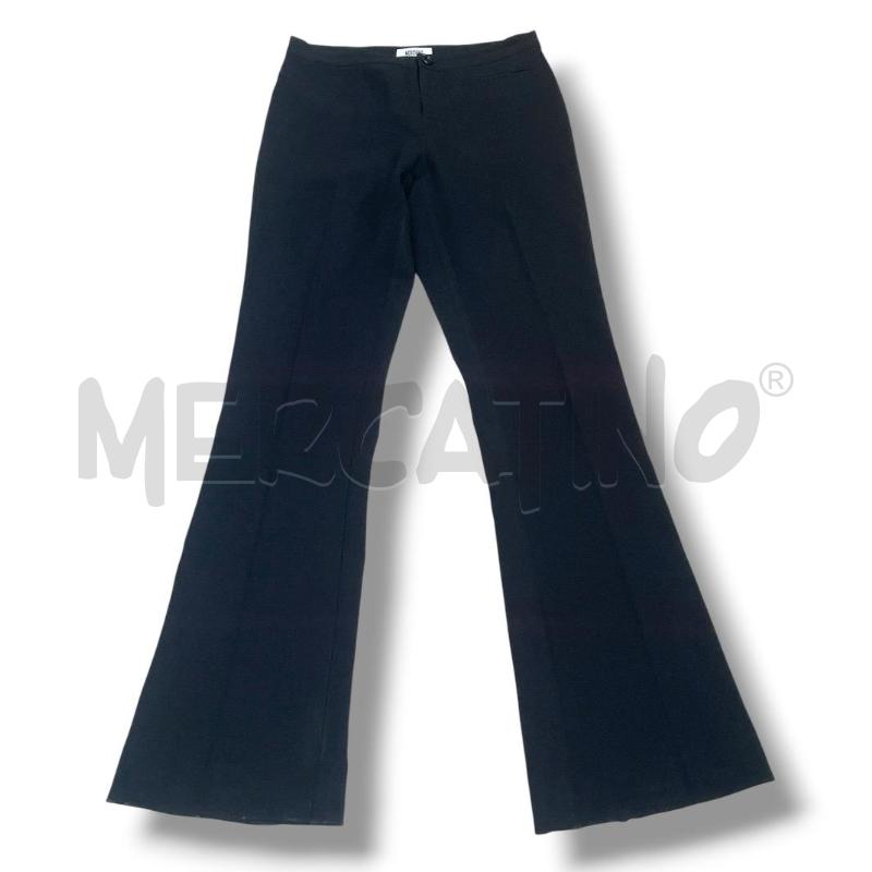 PANTALONE DONNA MOSCHINO JEANS NERI MINI ZAMPA | Mercatino dell'Usato Rivoli 1