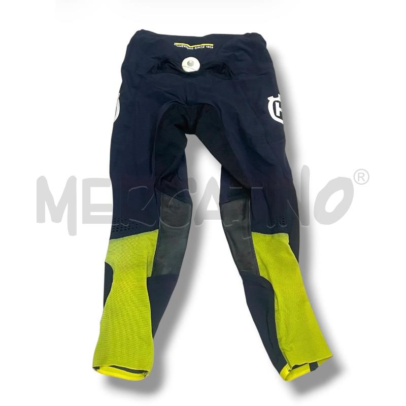 PANTALONE MOTOCROSS HUSQVARNA BLU GIALLI TG.48 | Mercatino dell'Usato Rivoli 2