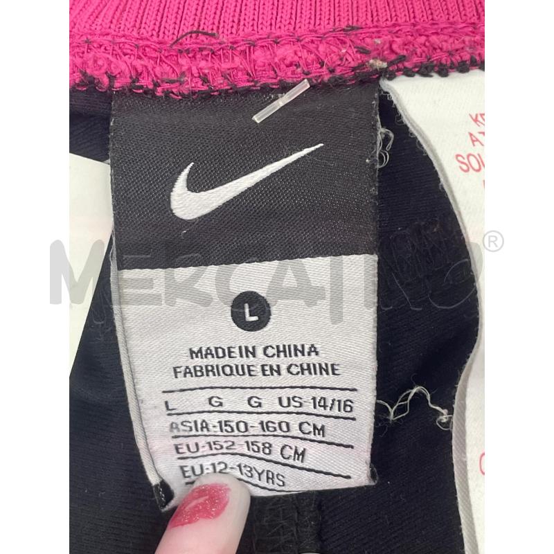 PANTALONE SPORT NERA TG.L ELASTICO MAGENTA | Mercatino dell'Usato Rivoli 3