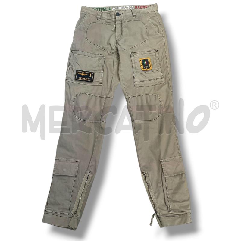 PANTALONE UOMO AERONAUTICA MILITARE BEIGE TOPPE  | Mercatino dell'Usato Rivoli 1