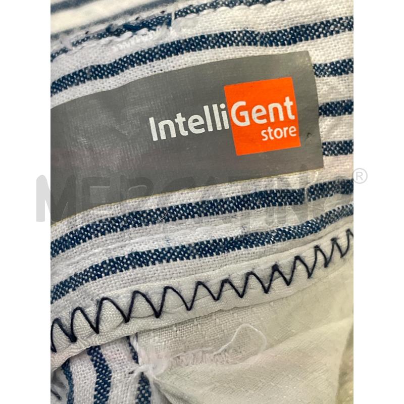 PANTALONE UOMO INTELLIGENT BIANCO RIGHE BLU | Mercatino dell'Usato Rivoli 3