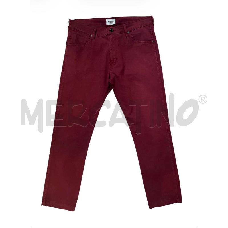 PANTALONE UOMO WRANGLER BORDEAUX  | Mercatino dell'Usato Rivoli 1