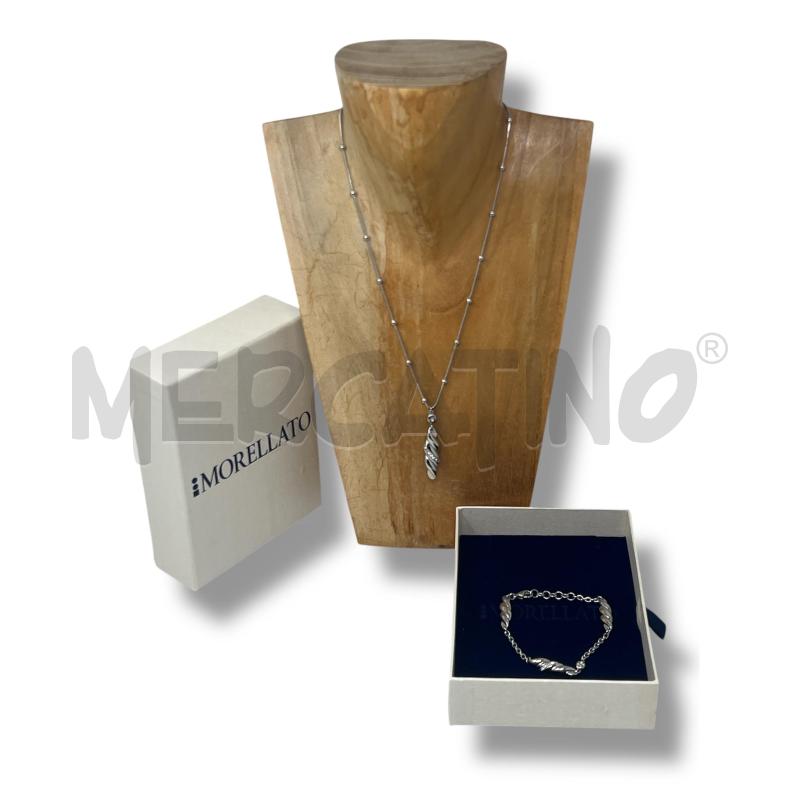 PARURE MORELLATO COLLANA CON BRACCIALE TORCHON | Mercatino dell'Usato Rivoli 1