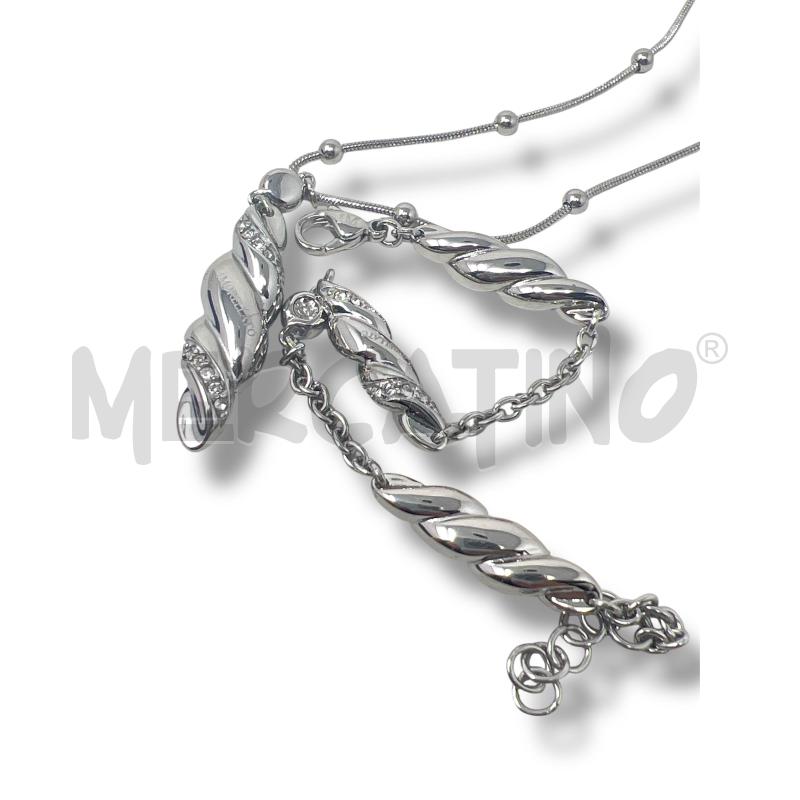 PARURE MORELLATO COLLANA CON BRACCIALE TORCHON | Mercatino dell'Usato Rivoli 3