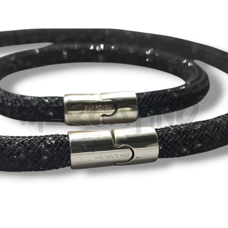PARURE SWAROVSKI STARDUST NERA BRILL BRACCIALE + GIROCOLLO | Mercatino dell'Usato Rivoli 3