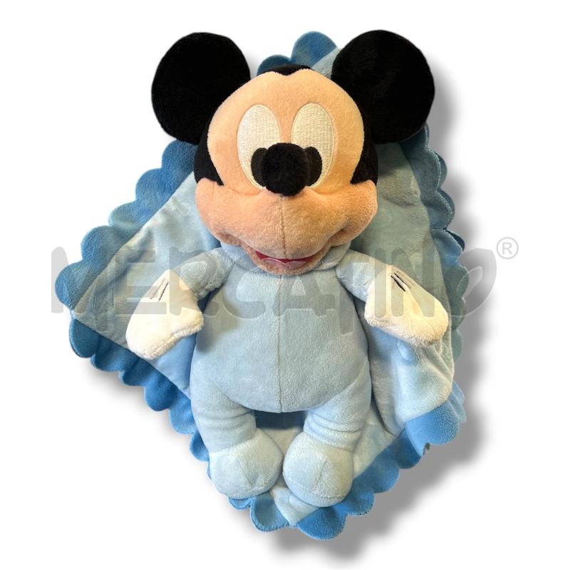 PELUCHE TOPOLINO BLU COPERTINA BLU | Mercatino dell'Usato Rivoli 1