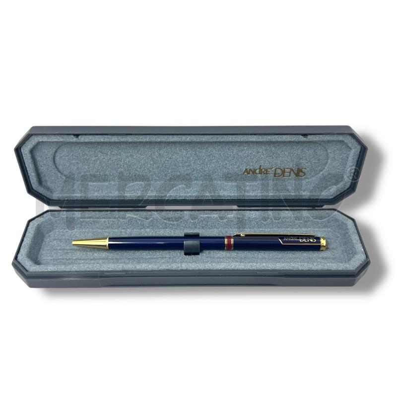 PENNA A SFERA ANDRE DENIS BLU ANELLINO ROSSO | Mercatino dell'Usato Rivoli 2