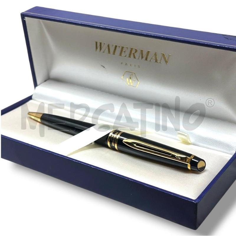 PENNA A SFERA WATERMAN SCATOLA BLU REFIL BLU | Mercatino dell'Usato Rivoli 1