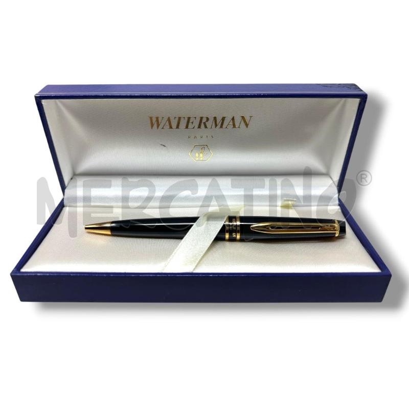 PENNA A SFERA WATERMAN SCATOLA BLU REFIL BLU | Mercatino dell'Usato Rivoli 2