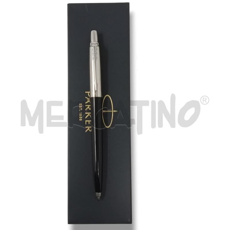 PENNA PARKER NERA METAL SATINATO REFIL NERO | Mercatino dell'Usato Rivoli 1