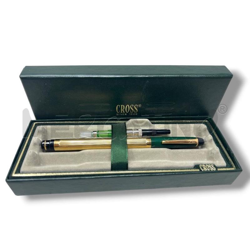 PENNA STILOGRAFICA CROSS VERDE CIFRATA F.D. | Mercatino dell'Usato Rivoli 1