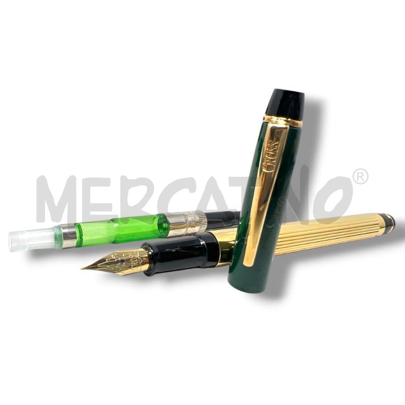 PENNA STILOGRAFICA CROSS VERDE CIFRATA F.D. | Mercatino dell'Usato Rivoli 2