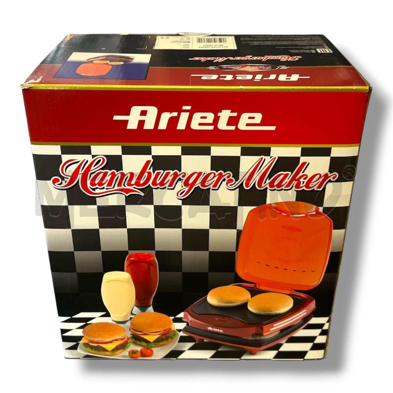 PIASTRA HAMBURGER MAKER ARIETE | Mercatino dell'Usato Rivoli 1