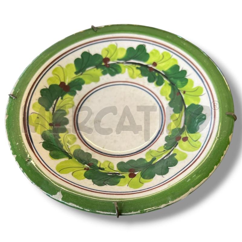 PIATTINI PZ. 4 CAPODIMONTE FOGLIE VERDI 16CM | Mercatino dell'Usato Rivoli 2
