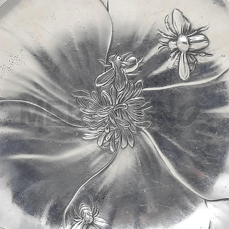 PIATTINO ACHILLE GAMBA (1881-1944) PIATTO CIRCOLARE IN PELTRO DIAMETRO 15CM | Mercatino dell'Usato Rivoli 5