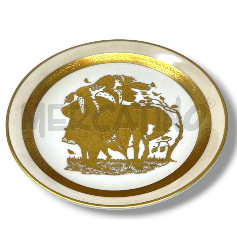 PIATTINO LONGO ORO ZECCHINO 17CM  | Mercatino dell'Usato Rivoli 1