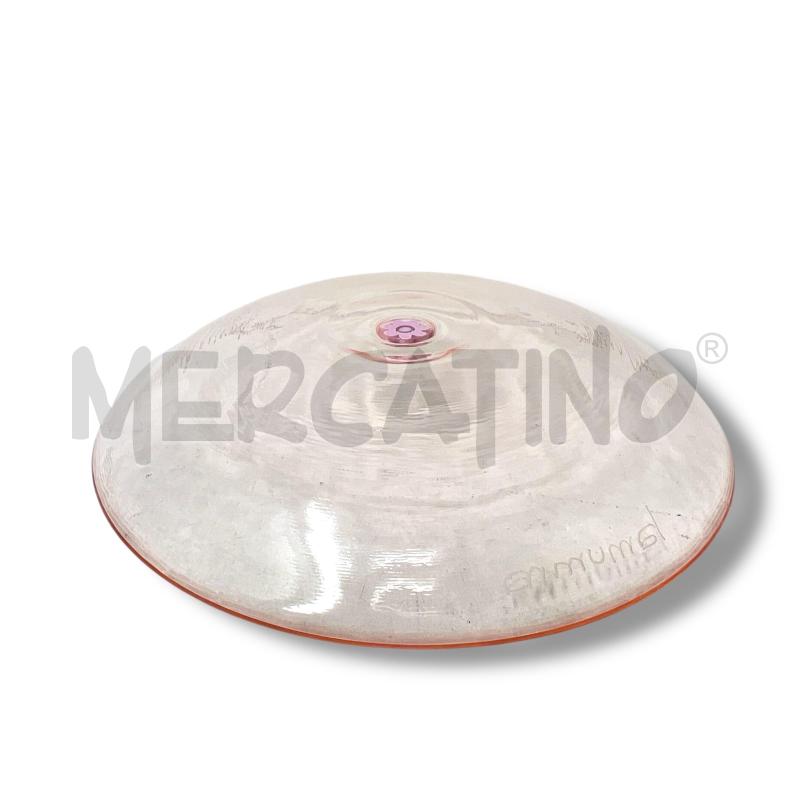 PIATTINO MURRINA VETRO ROSA 12 CM | Mercatino dell'Usato Rivoli 2