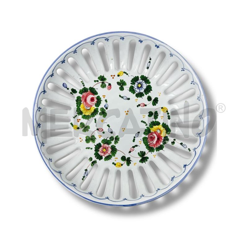 PIATTO CENTROTAVOLA CASTELLI LINO LAIELLI 24CM DIAM | Mercatino dell'Usato Rivoli 1