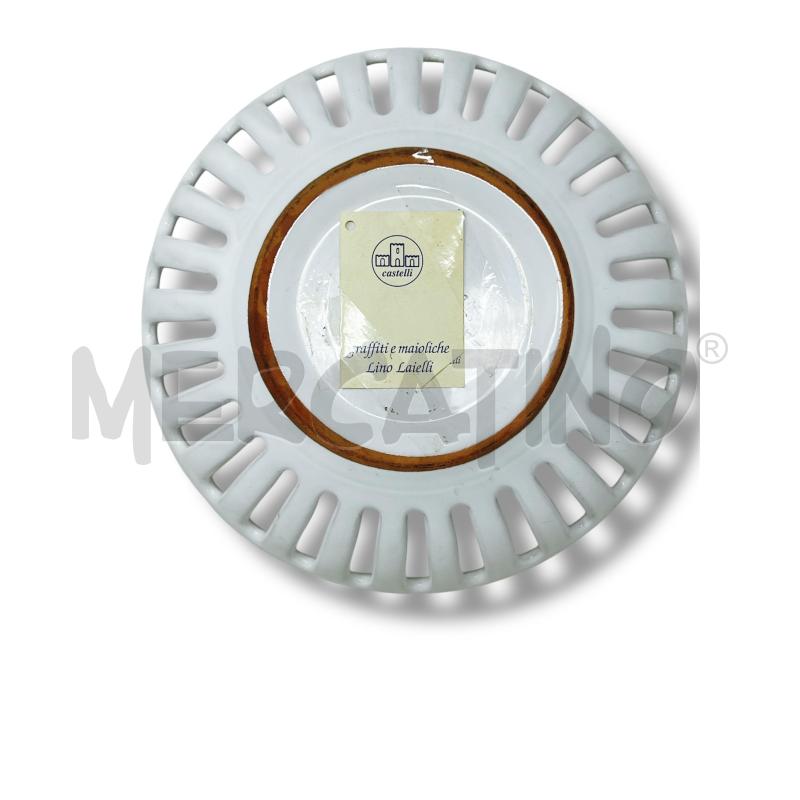 PIATTO CENTROTAVOLA CASTELLI LINO LAIELLI 24CM DIAM | Mercatino dell'Usato Rivoli 2