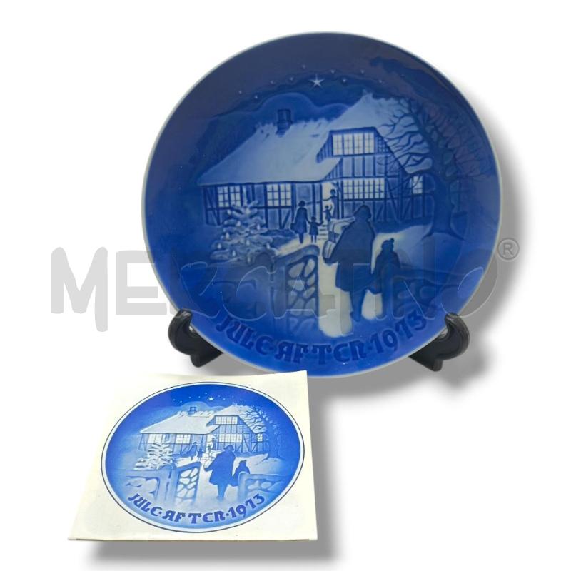 PIATTO JULE AFTER 1973 COPENHAGEN PORCELAIN COUNTRY CHRISTMAS | Mercatino dell'Usato Rivoli 1