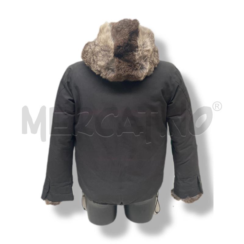 PIUMINO DONNA BEST COMPANY NERO INSERTI LAPIN | Mercatino dell'Usato Rivoli 2