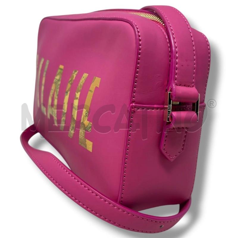 POCHETTE ALVIERO MARTINI PRIMA CLASSE REPORTER FUCSIA MAXI LOGO | Mercatino dell'Usato Rivoli 3