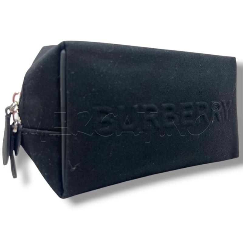 POCHETTE BURBERRY NERO LOGO RILIEVO | Mercatino dell'Usato Rivoli 1