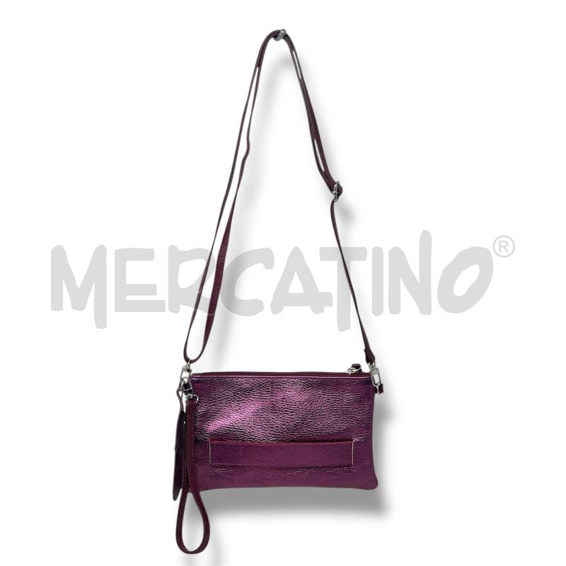 POCHETTE COLIBRI BAG BORDEAUX PELLA CANGIANTE  | Mercatino dell'Usato Rivoli 2