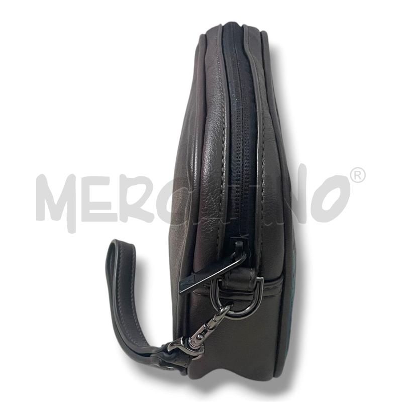 POCHETTE GUESS MARRONE SCURO LOGO RILIEVO | Mercatino dell'Usato Rivoli 2