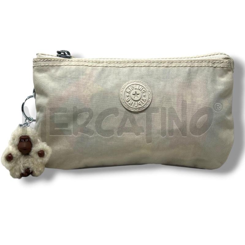 POCHETTE KIPLING CREMA  | Mercatino dell'Usato Rivoli 1