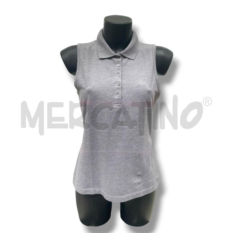 POLO DONNA PEUTEREY SMANICATA GRIGIA  | Mercatino dell'Usato Rivoli 1