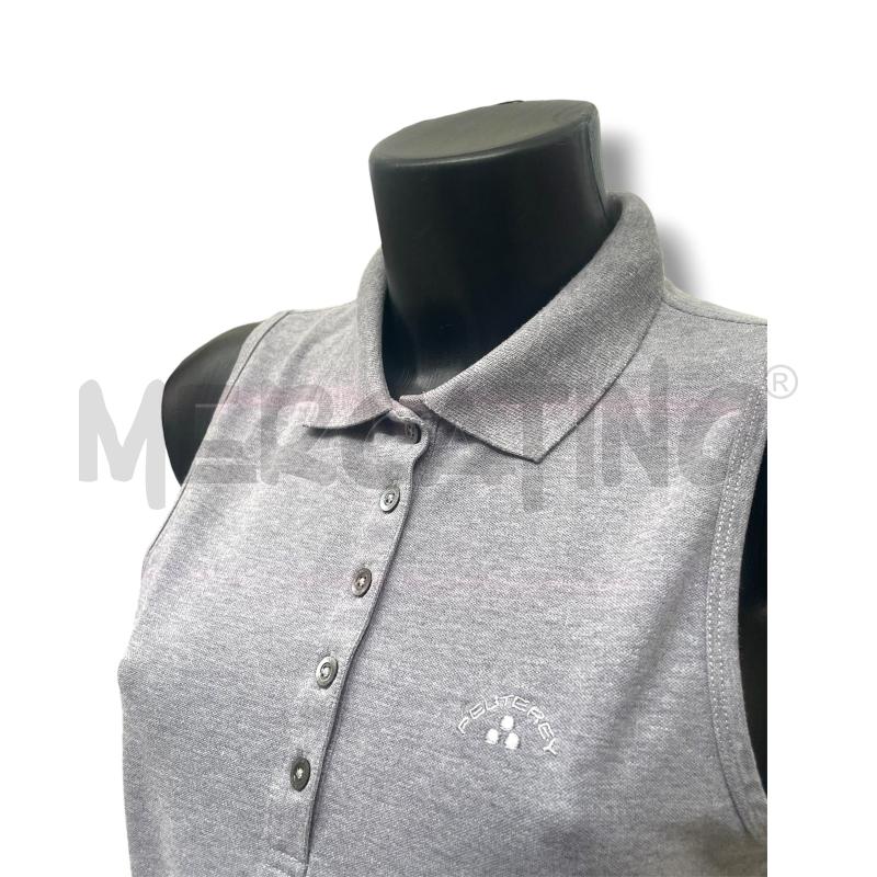 POLO DONNA PEUTEREY SMANICATA GRIGIA  | Mercatino dell'Usato Rivoli 2