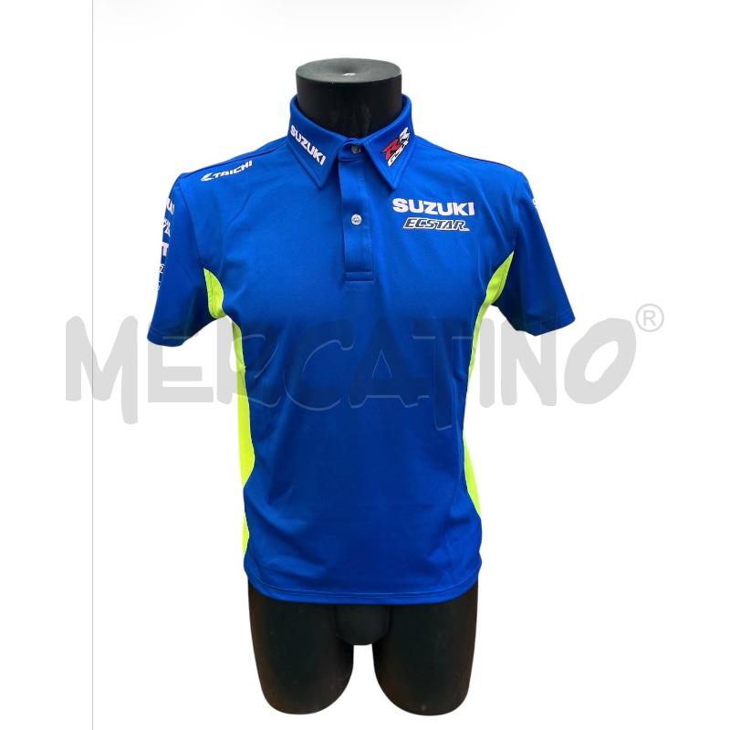 POLO SPORT SUZUKI BLU GIALLO FLUO TG S | Mercatino dell'Usato Rivoli 1