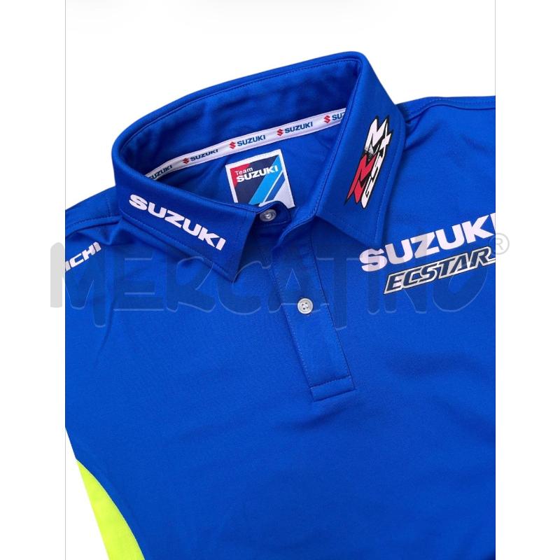 POLO SPORT SUZUKI BLU GIALLO FLUO TG S | Mercatino dell'Usato Rivoli 3