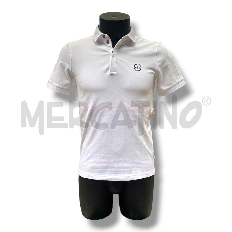 POLO UOMO ARMANI EXCHANGE BIANCA | Mercatino dell'Usato Rivoli 1