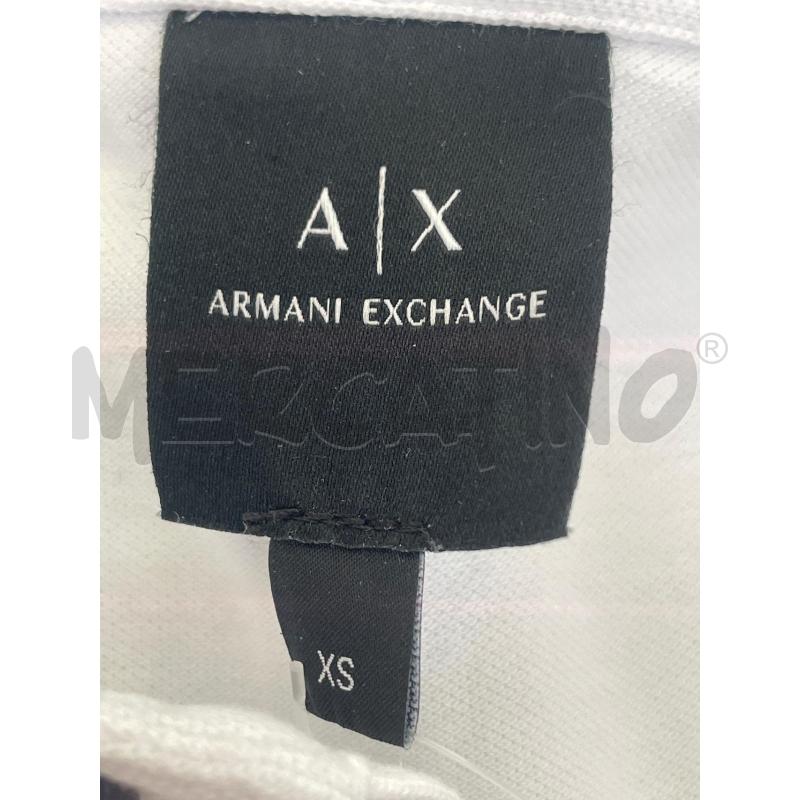 POLO UOMO ARMANI EXCHANGE BIANCA | Mercatino dell'Usato Rivoli 3