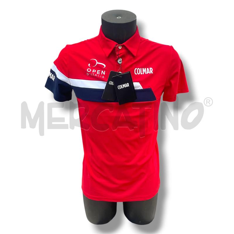 POLO UOMO COLMAR ROSSA OPEN D'ITALIA TESSUTO TECNICO | Mercatino dell'Usato Rivoli 1
