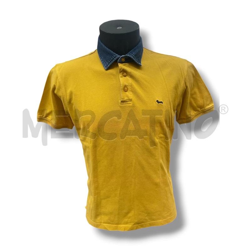 POLO UOMO HARMONT & BLAINE OCRA COLLETTO DENIM | Mercatino dell'Usato Rivoli 1