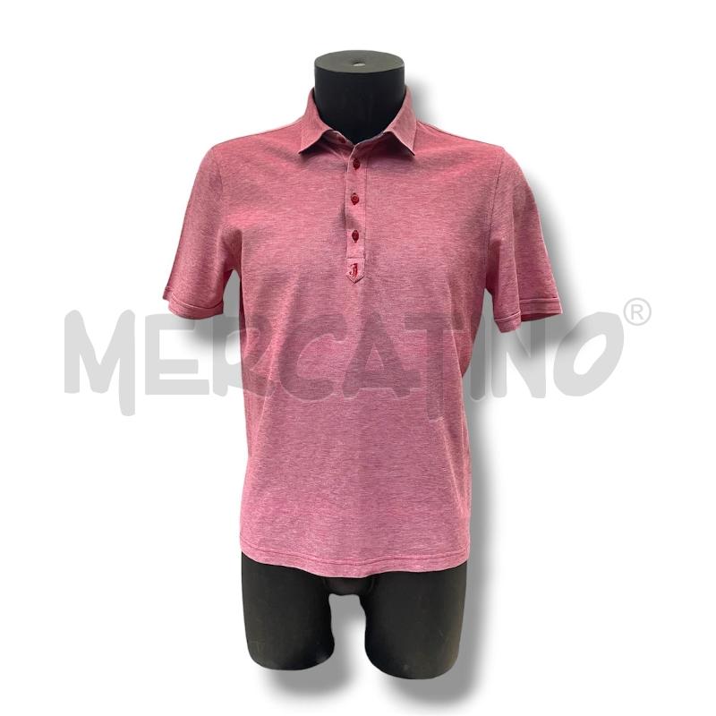 POLO UOMO JECKERSON ROSSA MELANGE  | Mercatino dell'Usato Rivoli 1
