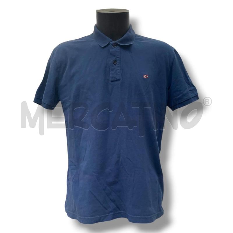 POLO UOMO NAPAPIJRI BLU | Mercatino dell'Usato Rivoli 1