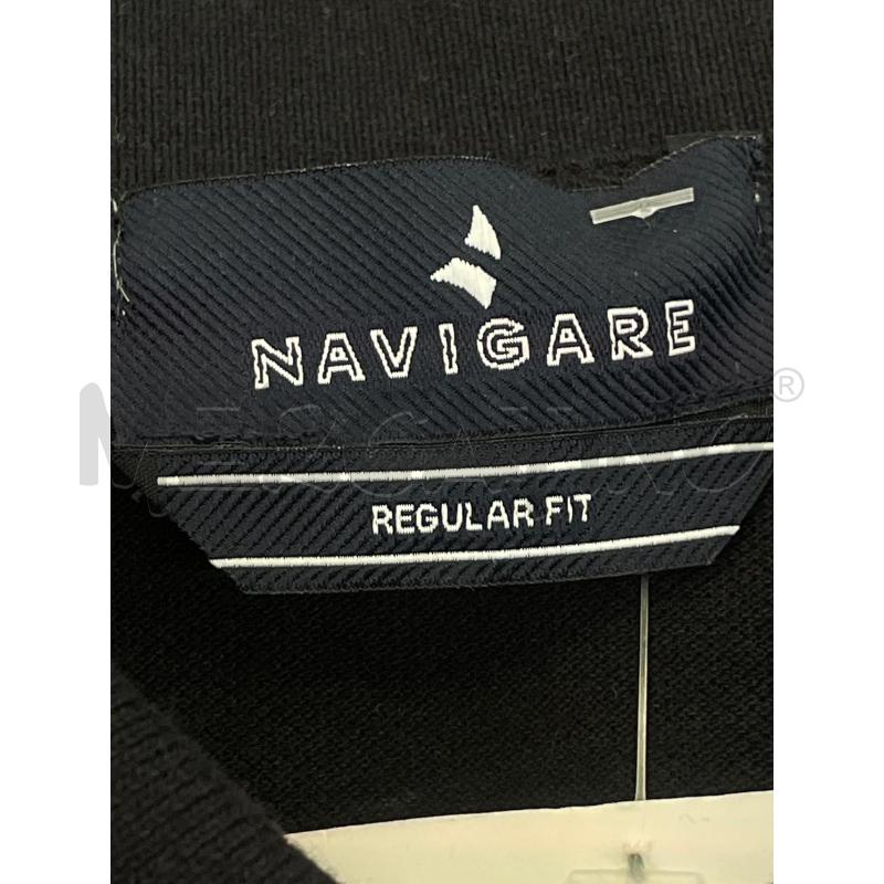 POLO UOMO NAVIGARE NERA LOGO BIANCO | Mercatino dell'Usato Rivoli 3