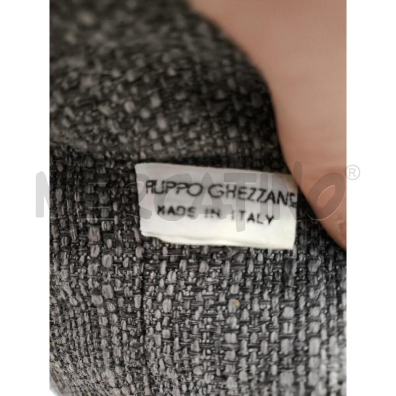 POLTRONA FILIPPO GHEZZANI PANAMA GRIGIA 110X110X40 CON CUSCINI | Mercatino dell'Usato Rivoli 3