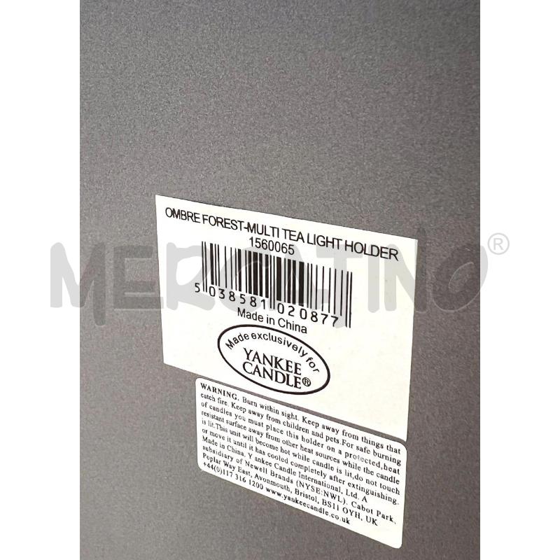 PORTA CANDELA 3 POSTI YANKEE CANDLE FORESTA | Mercatino dell'Usato Rivoli 4