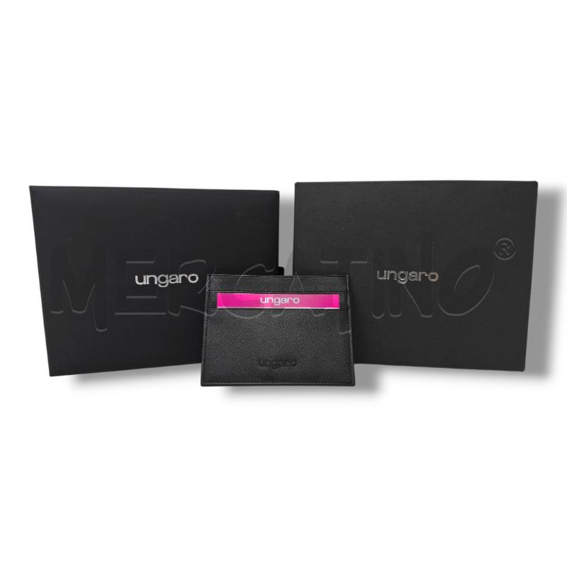 PORTA CARTE UNGARO NERO  | Mercatino dell'Usato Rivoli 1