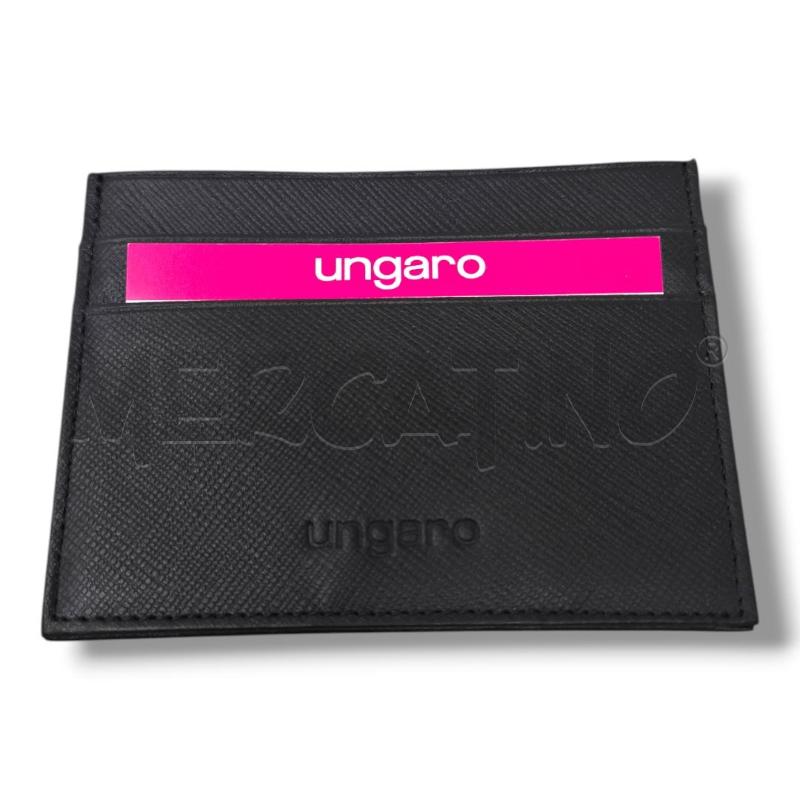 PORTA CARTE UNGARO NERO  | Mercatino dell'Usato Rivoli 2